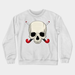 Skull Field hockey Hockey stick Crewneck Sweatshirt